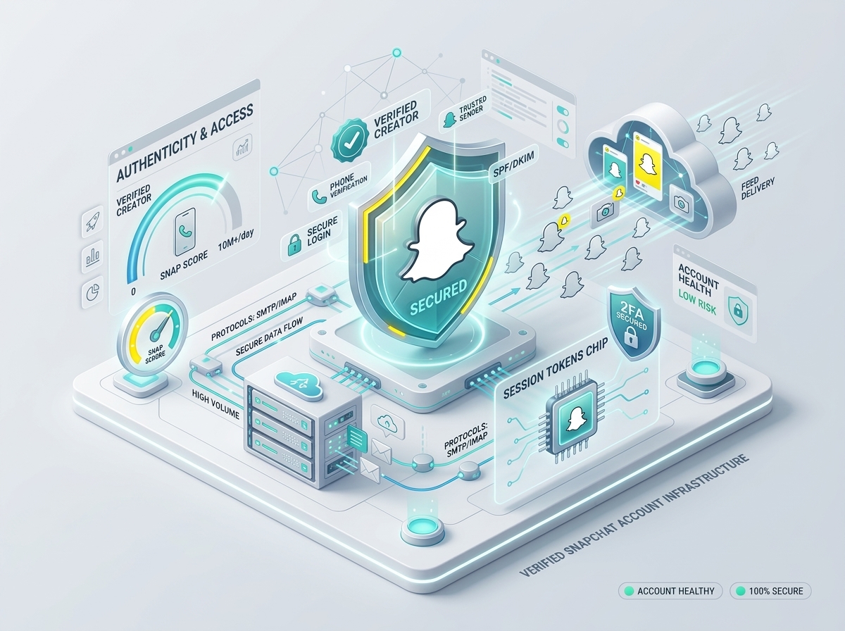 Snapchat Verification and Security Infrastructure